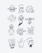 Pop Culture Punks Tattoo Bold Design