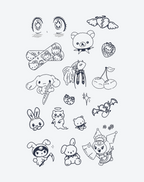 Sweet & Spooky Ink Tattoo Fun Design