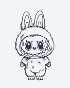 Temporary Tattoos - Labubu's Grin Character Set