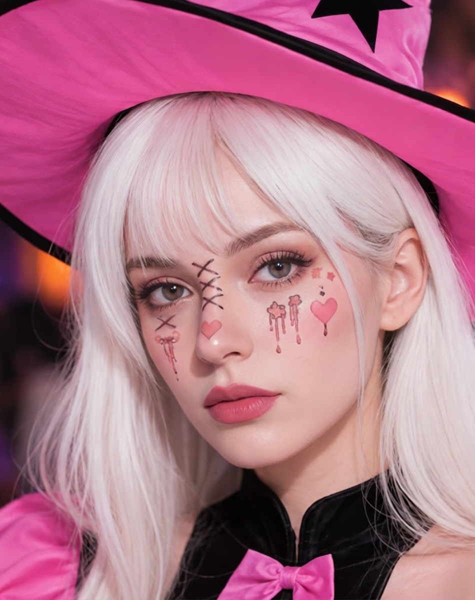 Pink Love Glow Tattoos
