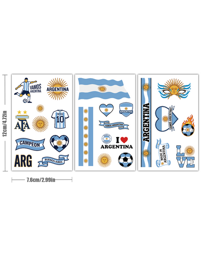 Argentine Fanatic Tattoo Pack