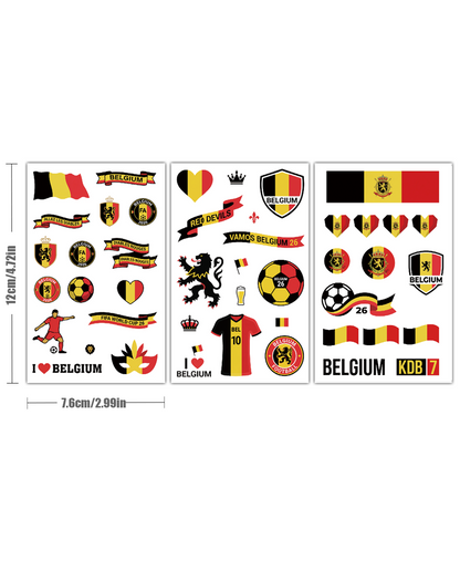 Belgian Fanatic Tattoo Pack