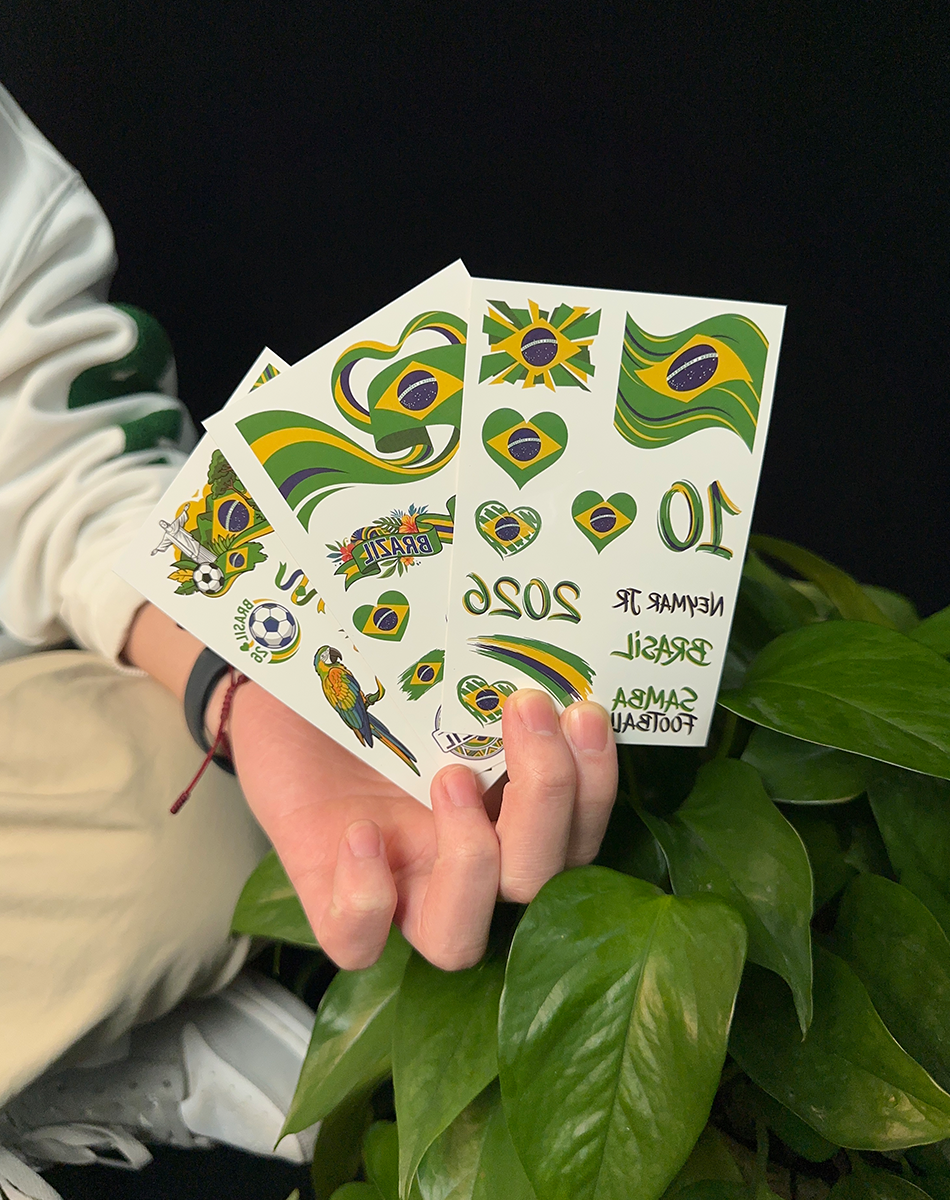 Brazil Fanatic Tattoo Pack