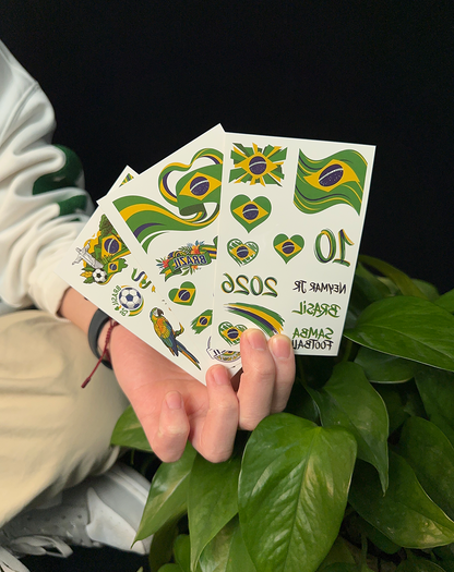 Brazil Fanatic Tattoo Pack