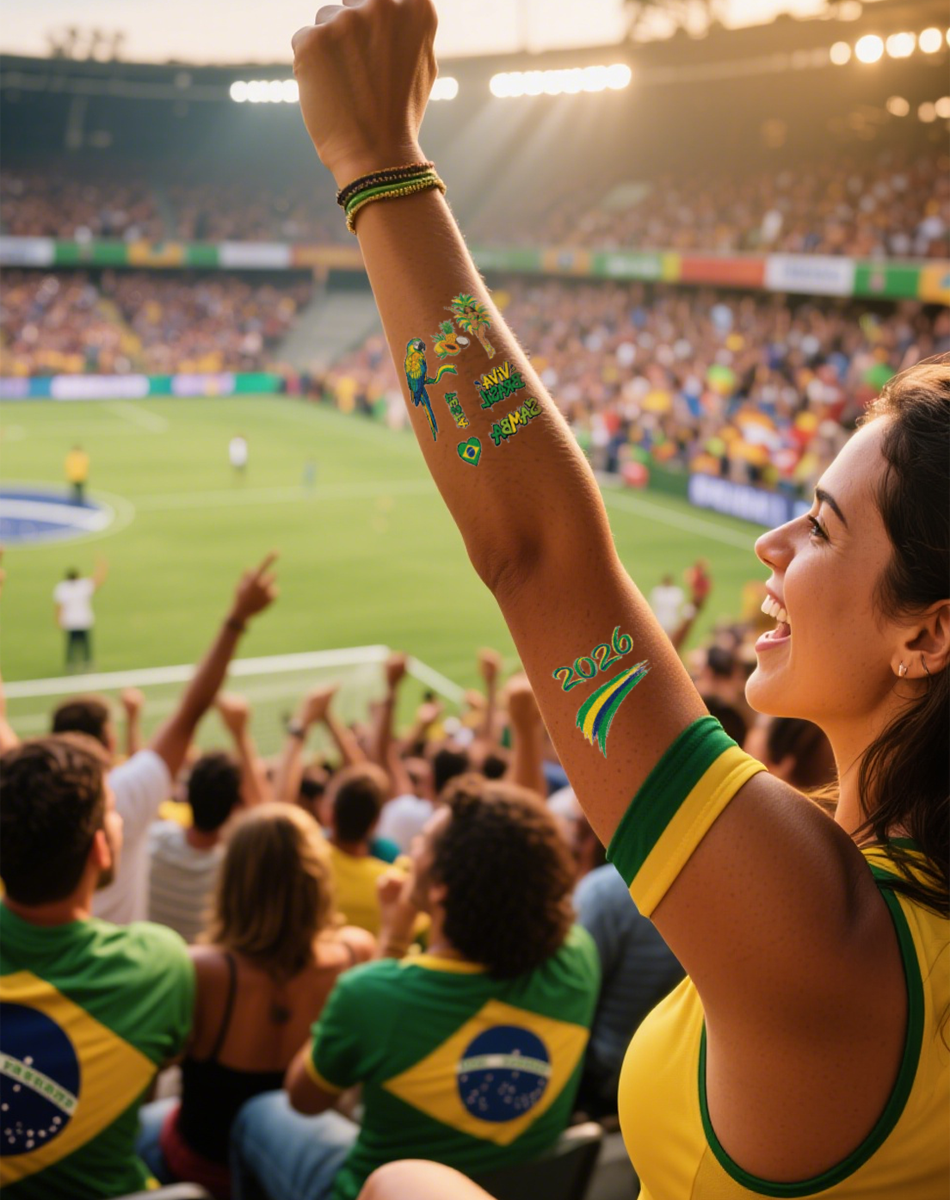 Brazil Fanatic Tattoo Pack