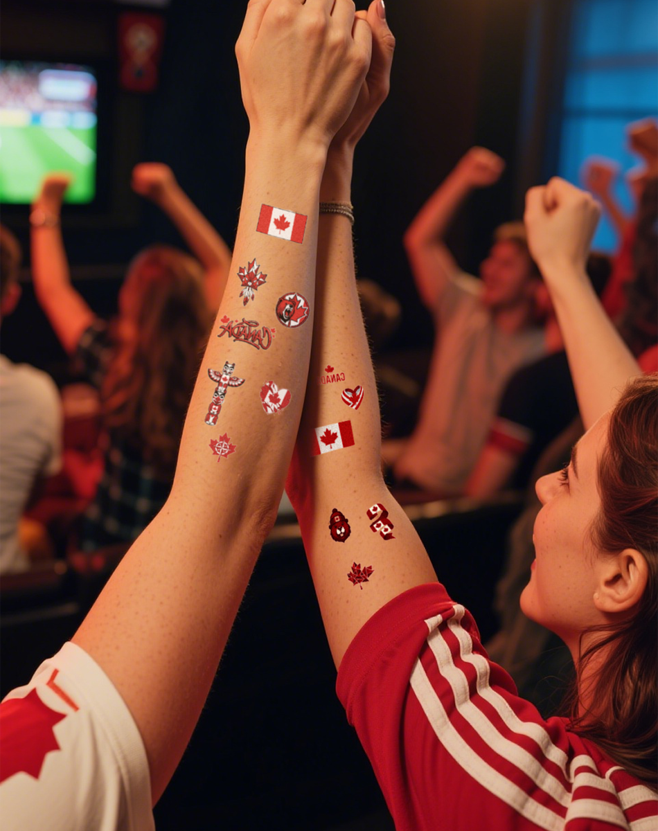 Canada Fanatic Tattoo Pack