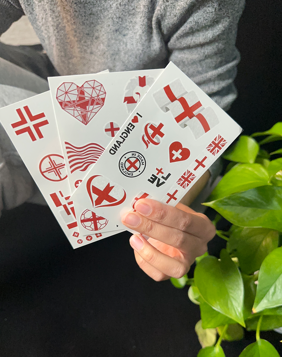England Fanatic Tattoo Pack