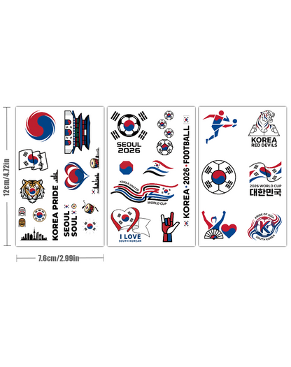 Korea Fanatic Tattoo Pack