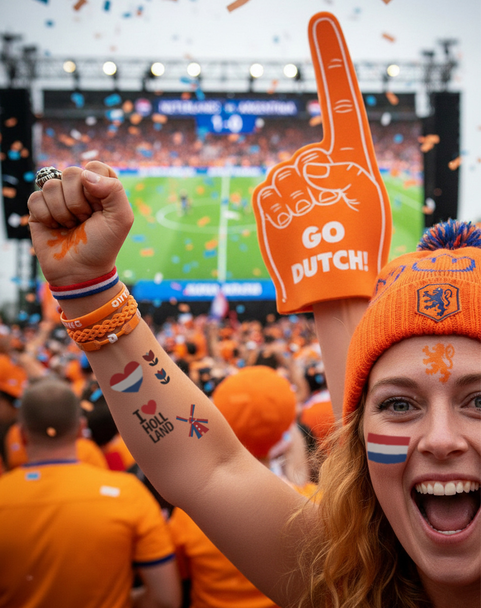Netherlands Fanatic Tattoo Pack