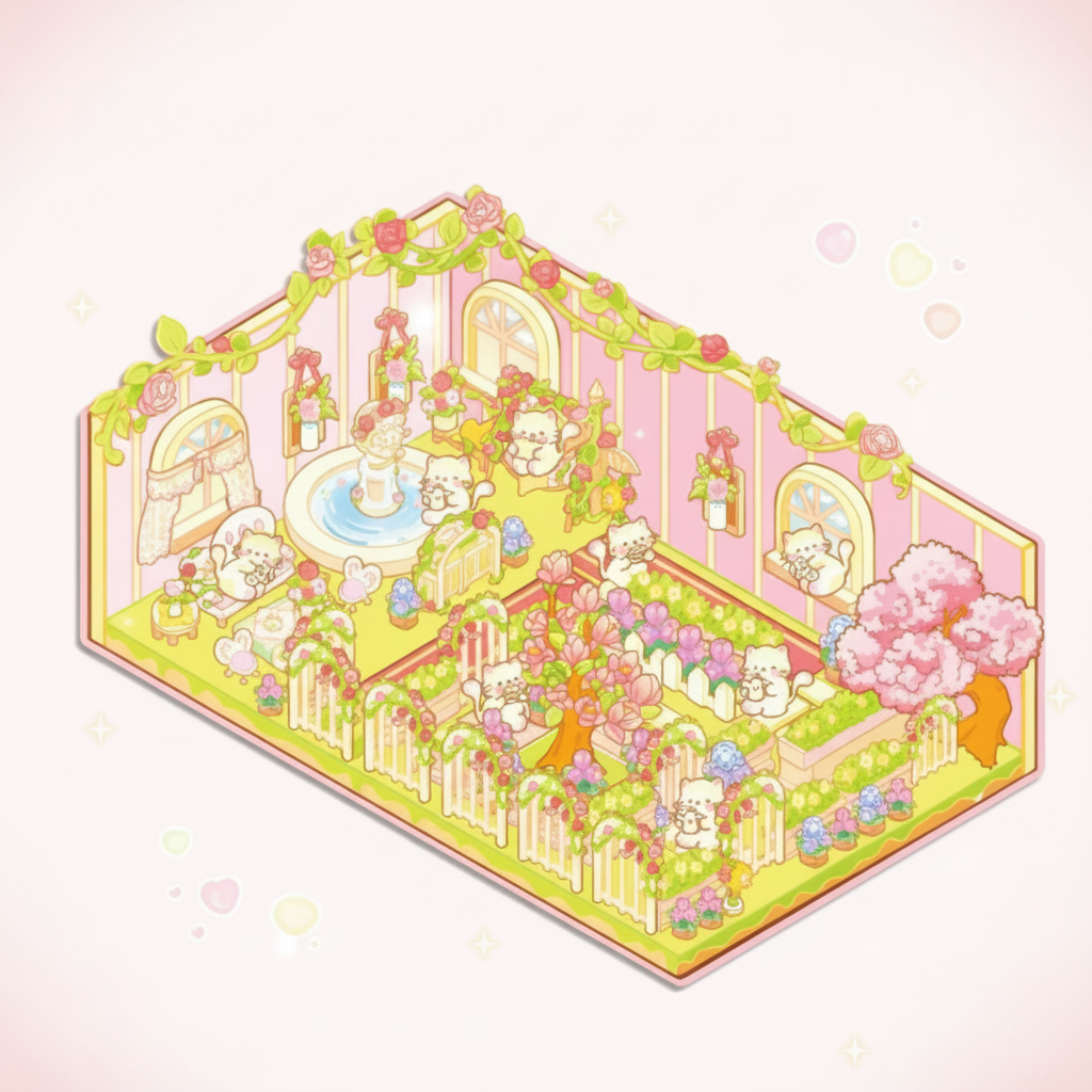 Four Seasons Diorama Sticker Kits