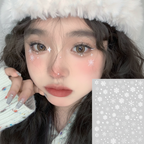 Winter's Kiss Snowflake Face Decals