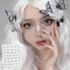 Whimsical Butterfly Face Decals