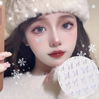 Whimsical Butterfly Face Decals