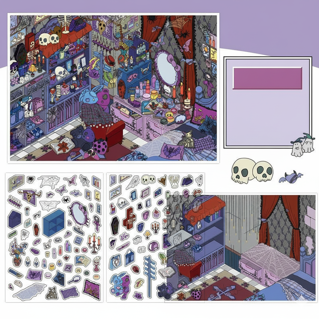 Whimsical Worlds Search & Stick Dioramas