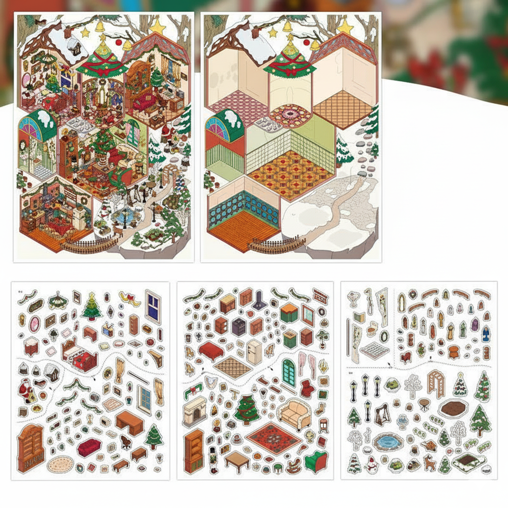 Whimsical Worlds Search & Stick Dioramas