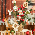 Rustic Holiday Charm Sticker Box