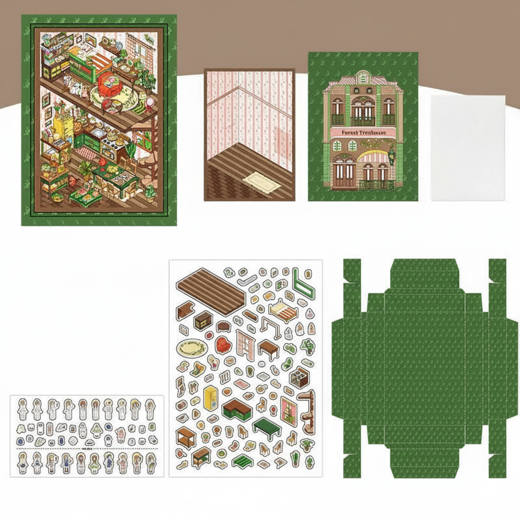 Nature's Miniature Wonders Diorama Stickers