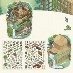 Oriental Vista Diorama Stickers