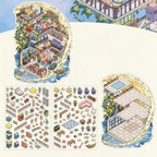 Oriental Vista Diorama Stickers