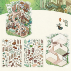 Oriental Vista Diorama Stickers