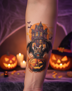 Halloween Spooky Tattoo Set