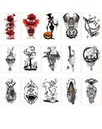 Halloween Party Tattoos | Ultimate Fun Set
