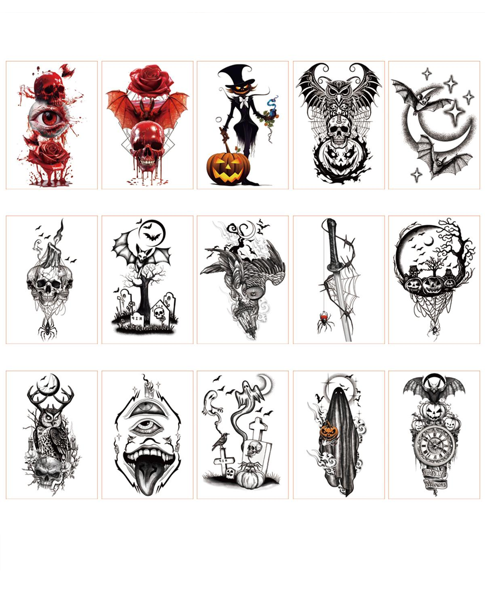 Halloween Party Tattoos | Ultimate Fun Set