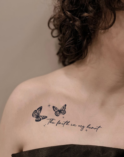 Feather of Faith & Floral Vine