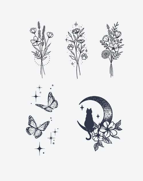Starlight & Blossom Whispers（3 pieces）