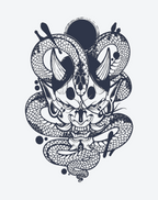 Japanese Oni Demon Design