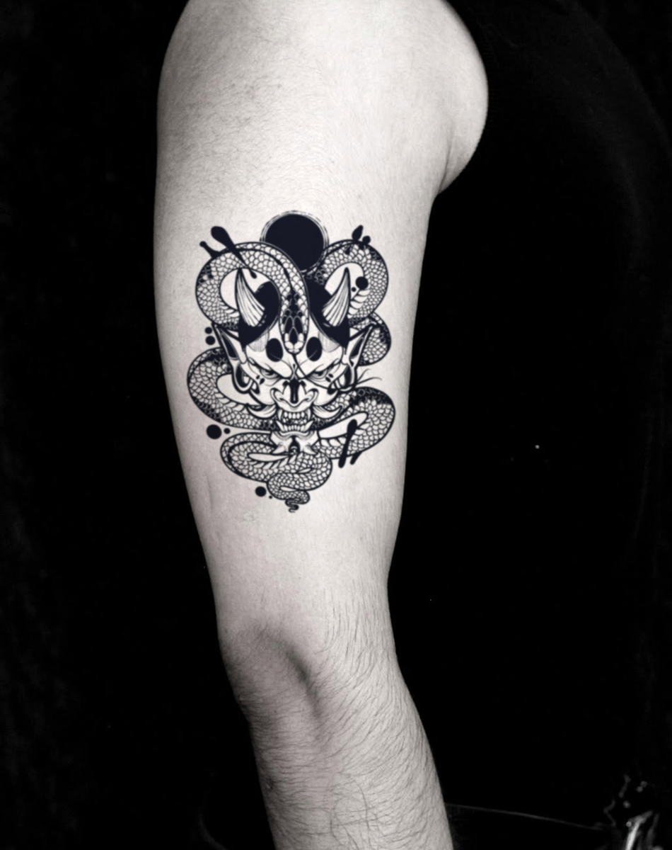 Japanese Oni Demon Design