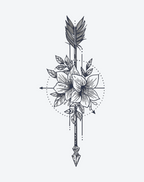 Floral Arrow