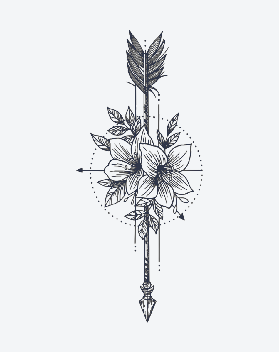 Floral Arrow