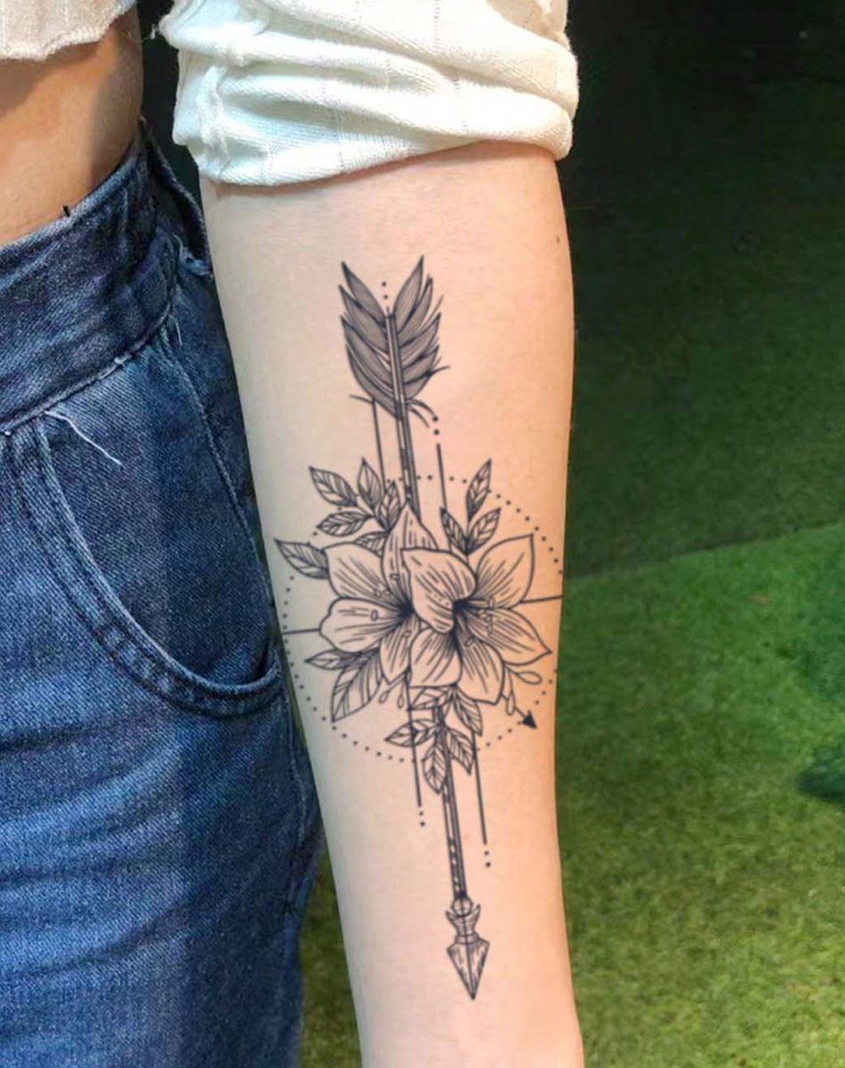 Floral Arrow