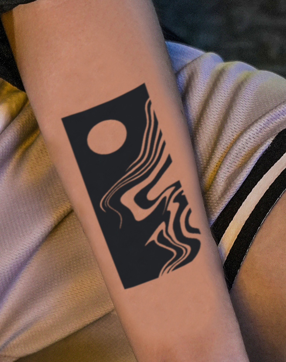 American-style tattoo