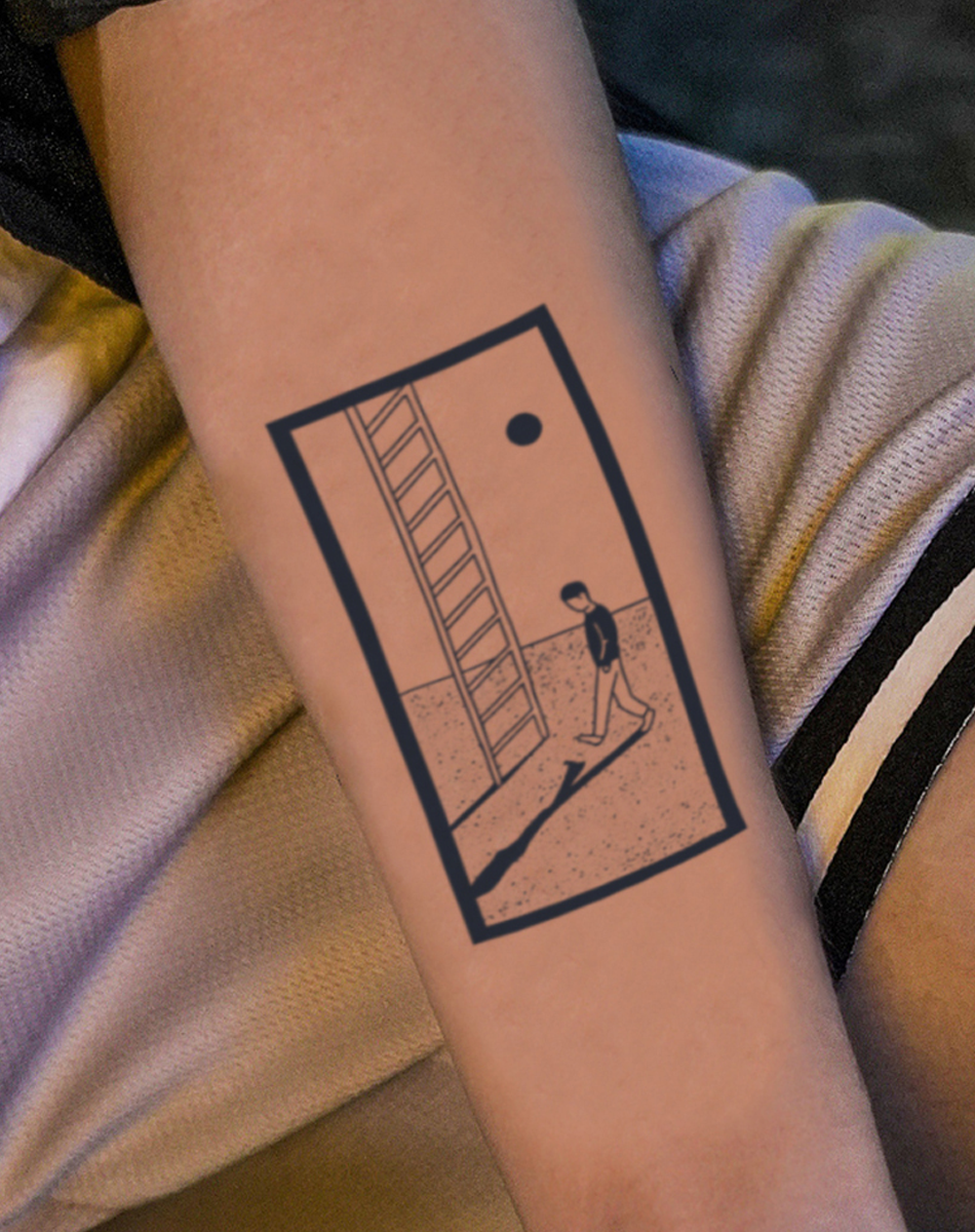 American-style tattoo