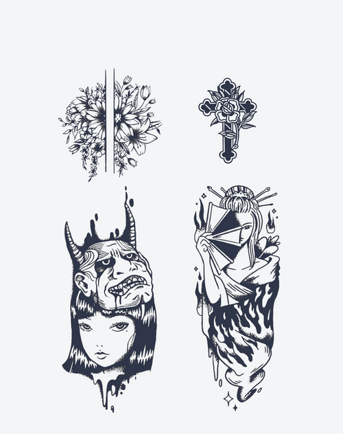 Shadow Geisha & Oni's Allure（4 pieces）