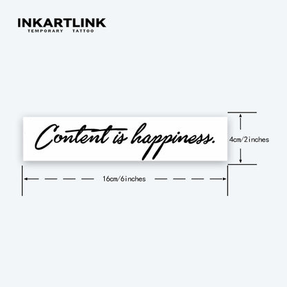 CONTENT IS HAPPINESS