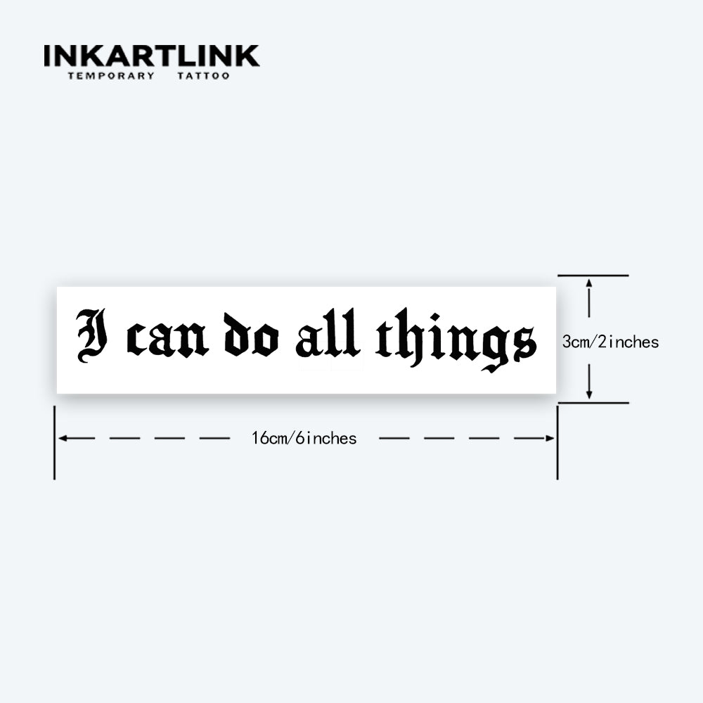 I can do all thing