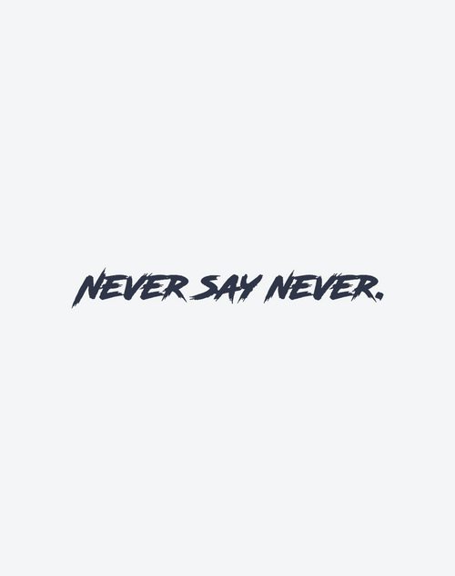 never give up