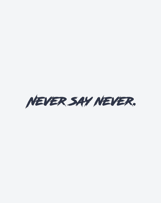 never give up
