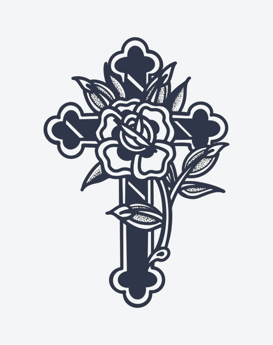 Cross & Rose Faith
