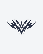 Stylized Tribal Wing Design