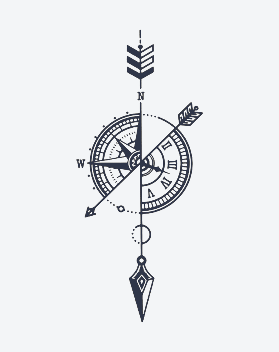 Journey Path Compass Time