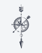 Journey Path Compass Time