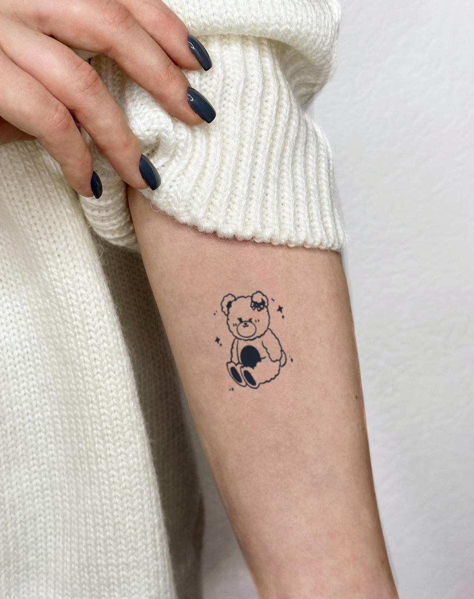 Süße kuschelige Teddy-Kunst