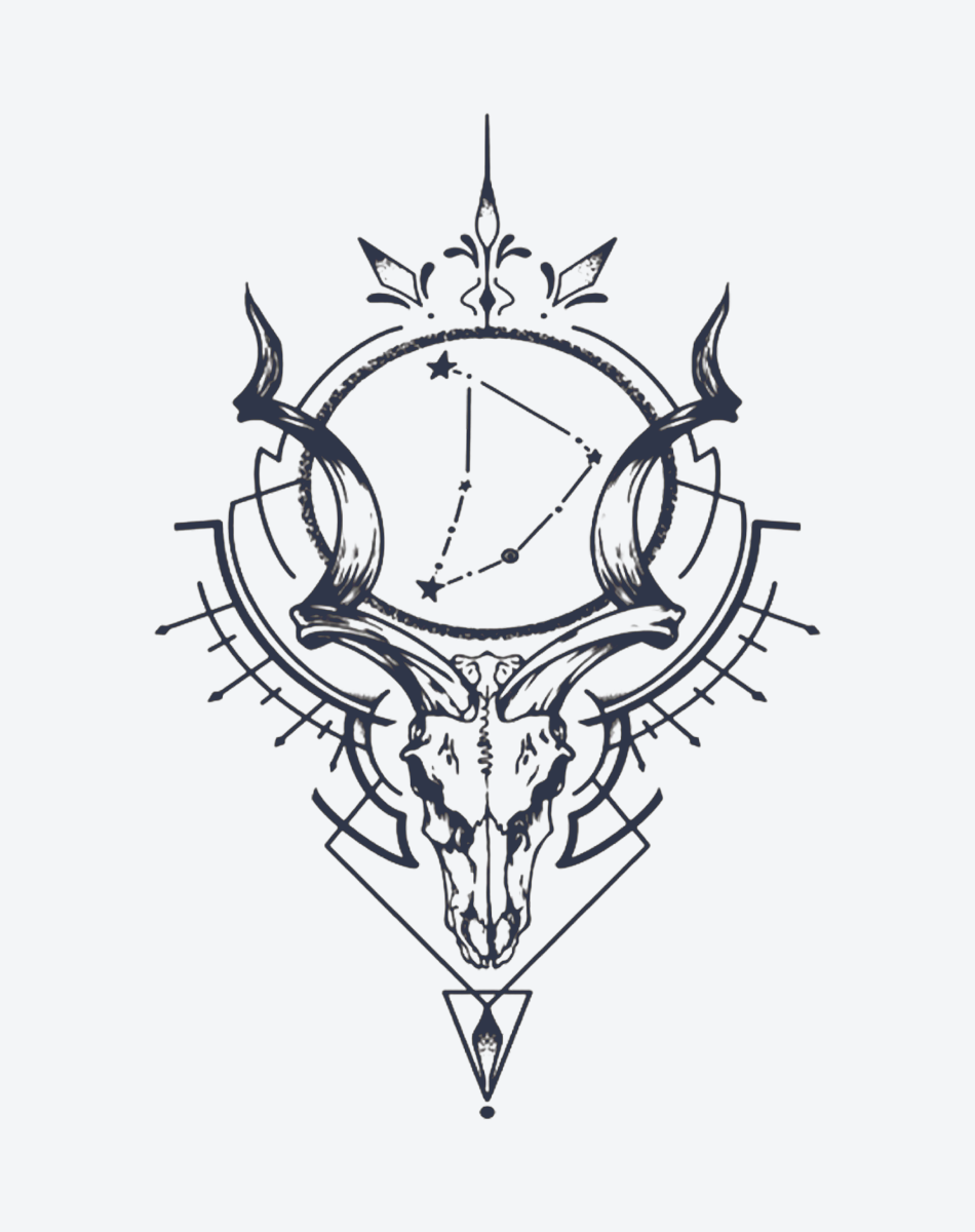 Capricorn Skull Constellation Chinese
