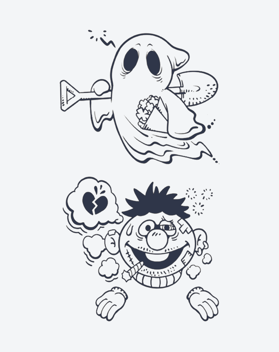 Quirky Ghost & Rebel Art