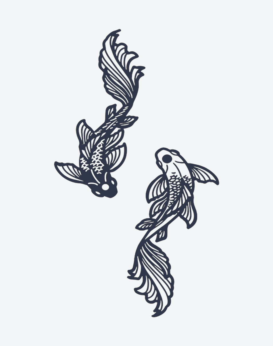 Lucky Koi Flow Art