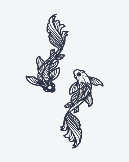 Lucky Koi Flow Art